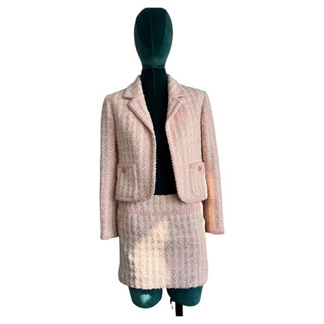 chanel old pink|chanel pink tweed suit.